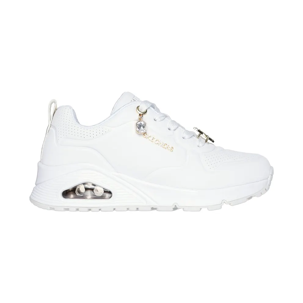 Skechers UNO Gen1 – Trendy Jewels Sneaker White/Gold