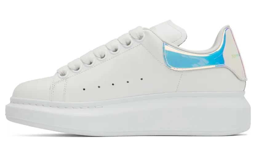 Alexander McQueen SSENSE Exclusive Off-White Holographic Oversized Sneakers (561726WHVI5) (3)