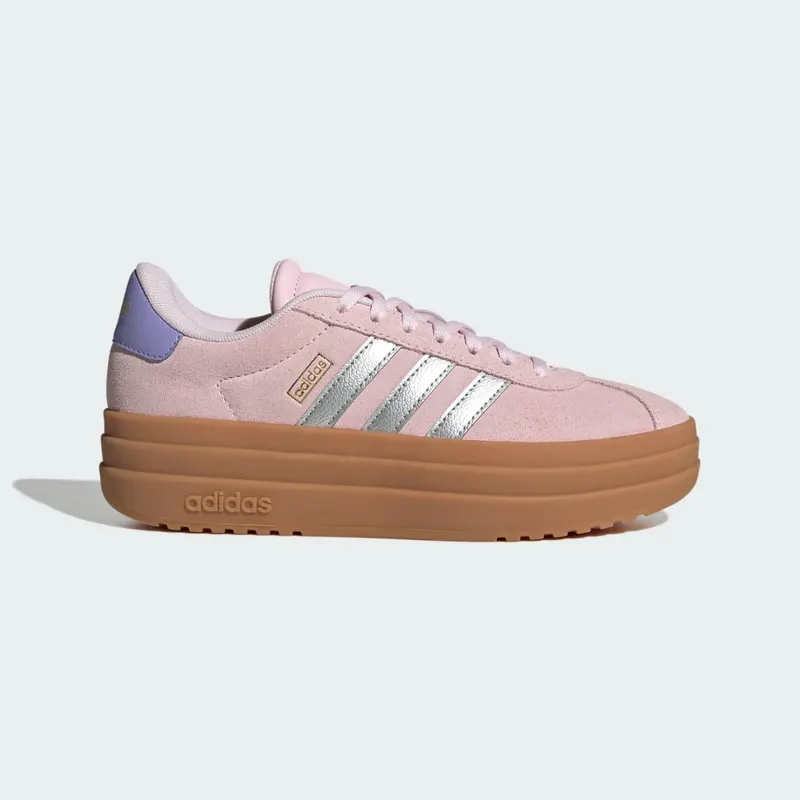 Adidas VL Court Bold Lifestyle Kids Clear Pink / Silver Metallic / Gold Metallic (JQ4556)