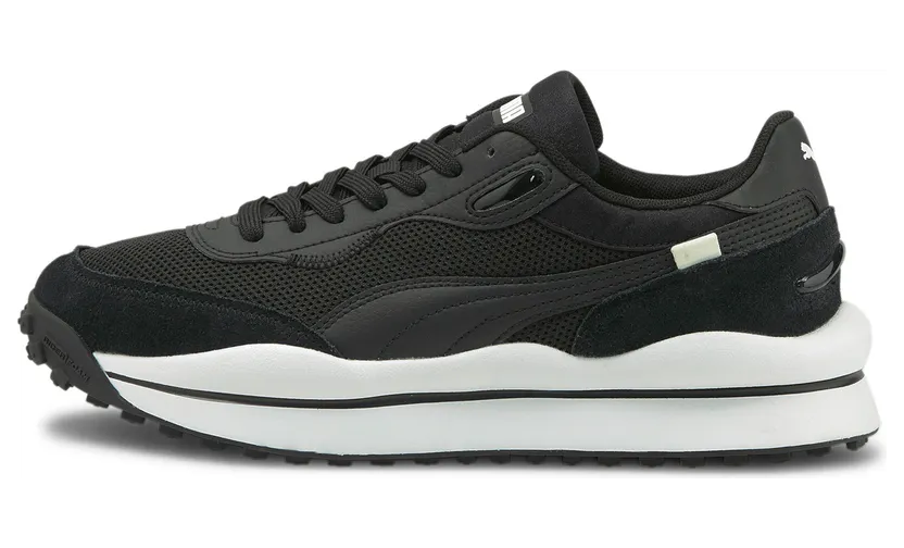 Puma Style Rider Clean Wit/Zwart (375926-01)