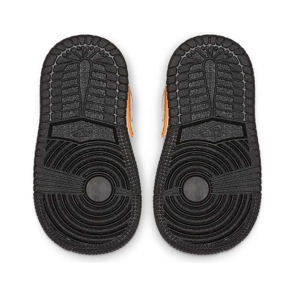 Jordan 1 Mid Shattered Backboard (TD) Black/Starfish-Starfish-White (640735-058)