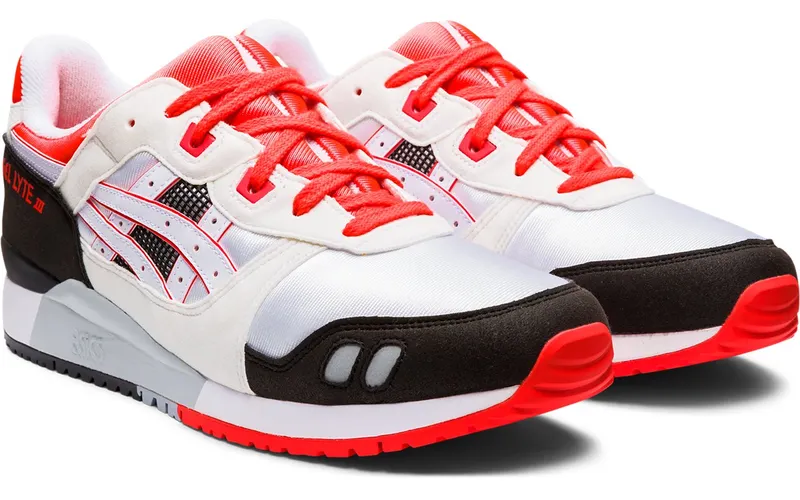 Asics Gel-Lyte GL III 3 White Flash Coral (30th Anniversary) (2020) (1191A266-101)