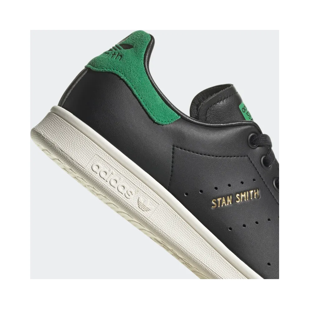 Adidas Stan Smith Core Black / Green / Off White (GZ6314)