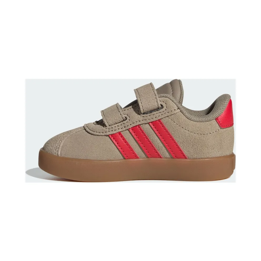 Adidas VL Court 3.0 Blanch Cargo / Pure Ruby / Gold Metallic (IH3968)