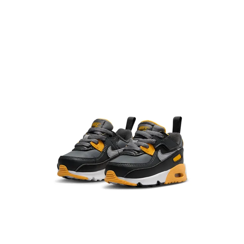Nike Air Max 90 EasyOn TD “Smoke Grey Yellow” (HF6359-004)