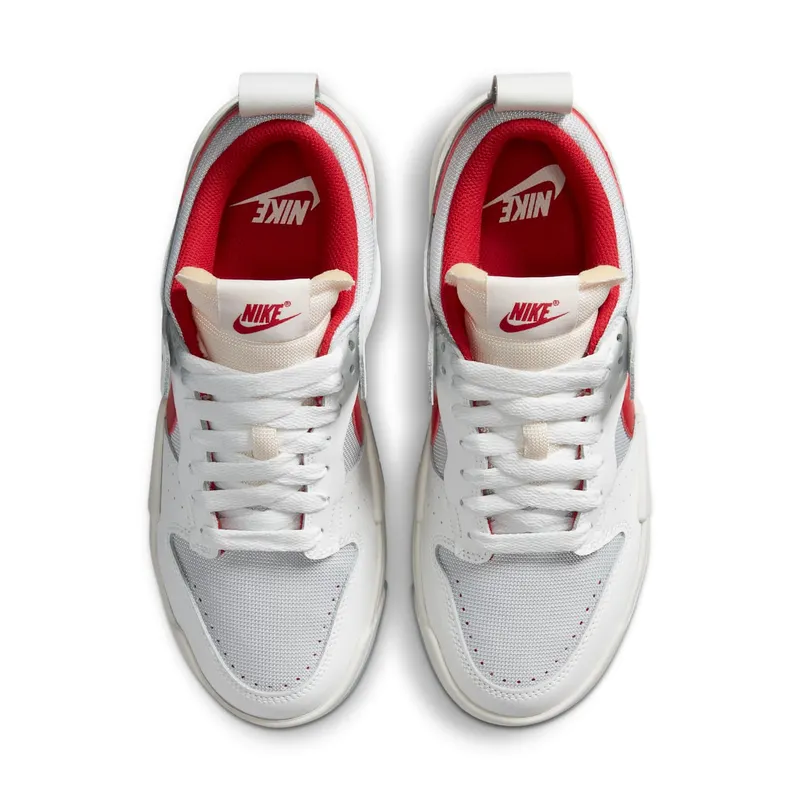 Nike Dunk Low Disrupt Gym Red (W) Summit White/Gym Red-Summit White (CK6654-101)