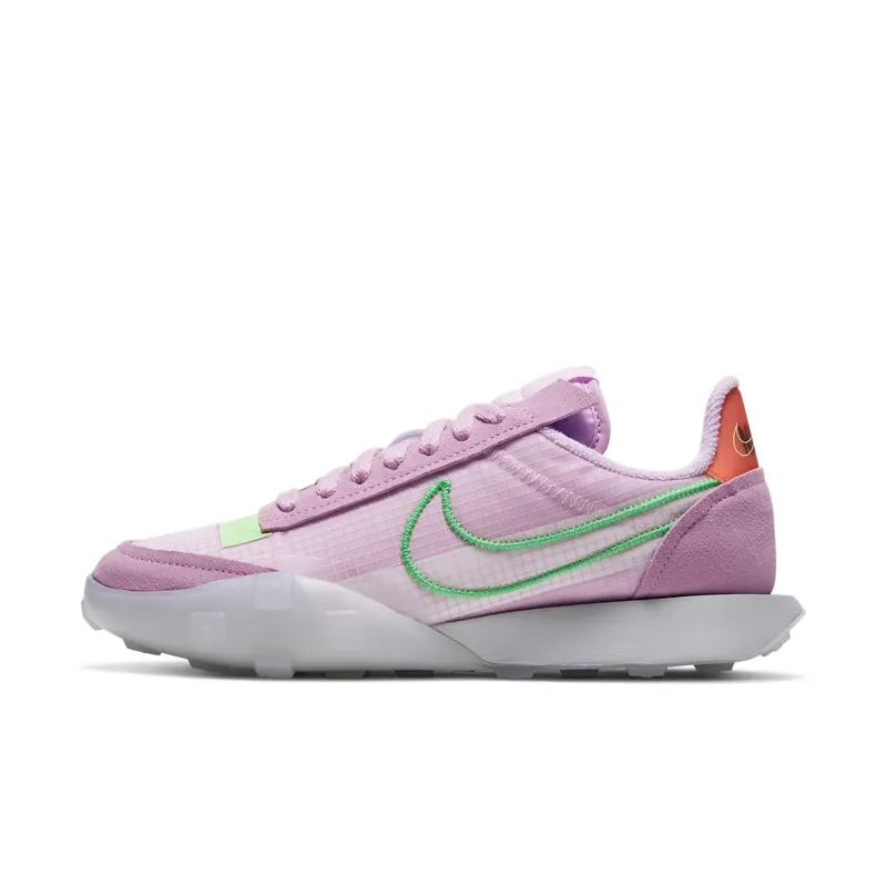 Nike Waffle Racer 2X Light Arctic Pink (W) Light Arctic Pink/Grey Fog/Barely Volt (CK6647-601)