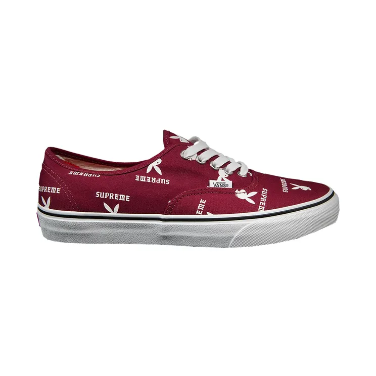 Vans Authentic Supreme x Playboy Burgundy