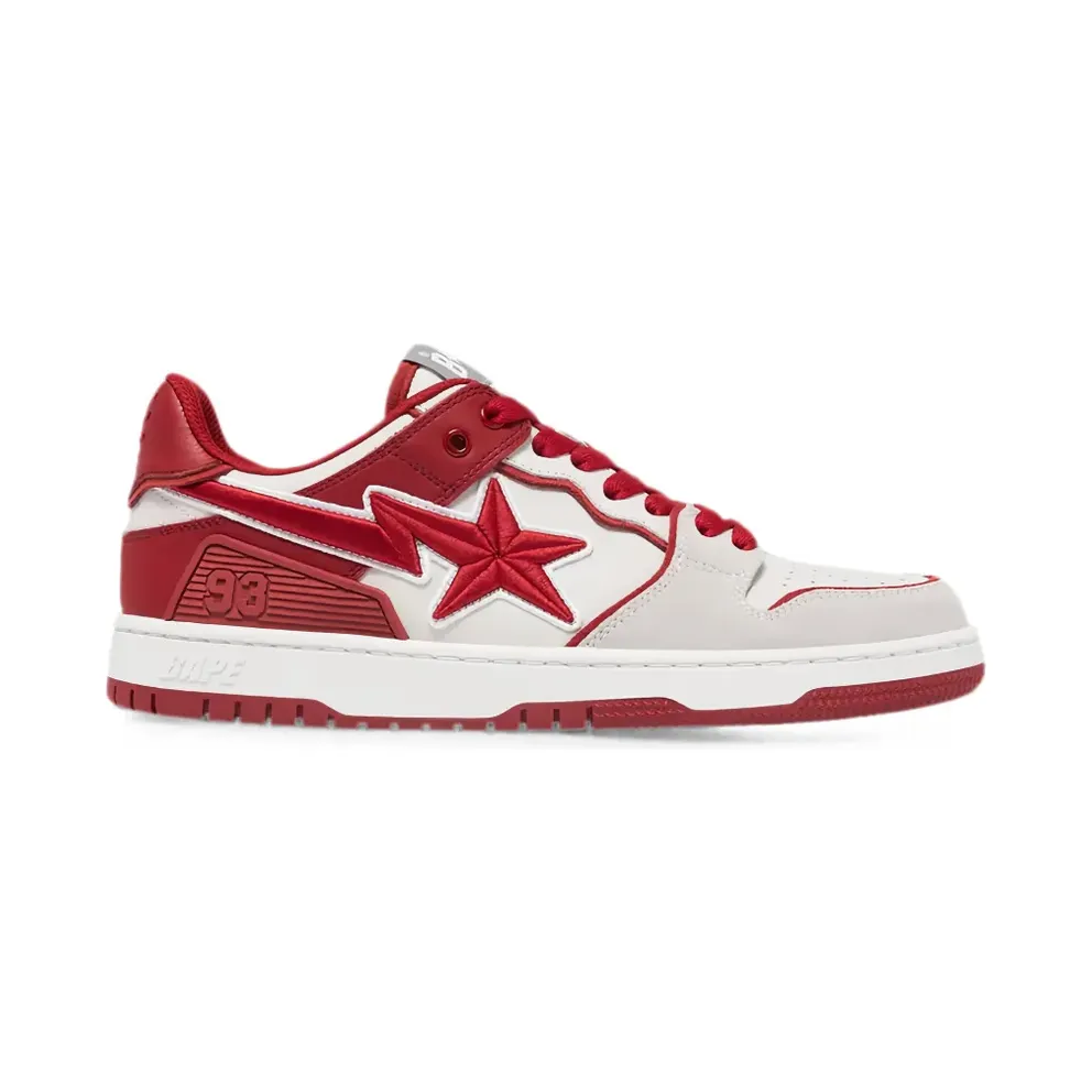 Bape A BATHING APE® Sk8 Sta #5 low-top sneakers – Beige (001FWK301312MRED)