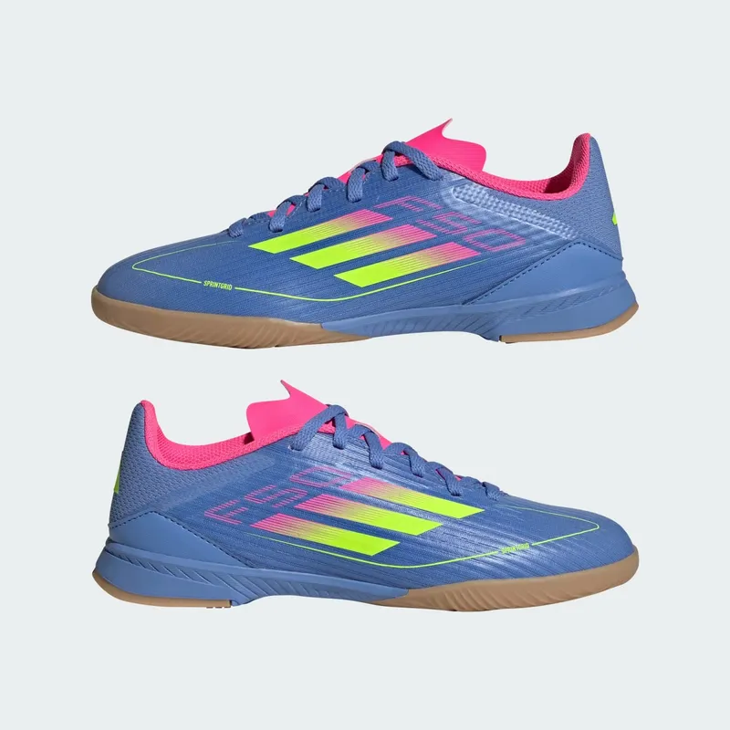 adidas F50 League Indoor Blue Fusion Lucid Lemon Lucid Pink (IE3749)