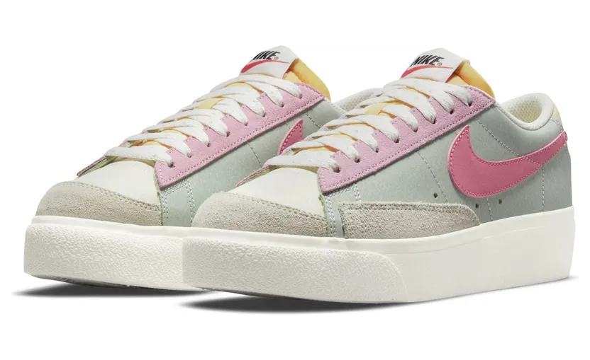 Nike Blazer Low Platform Groen (DM9464-001)