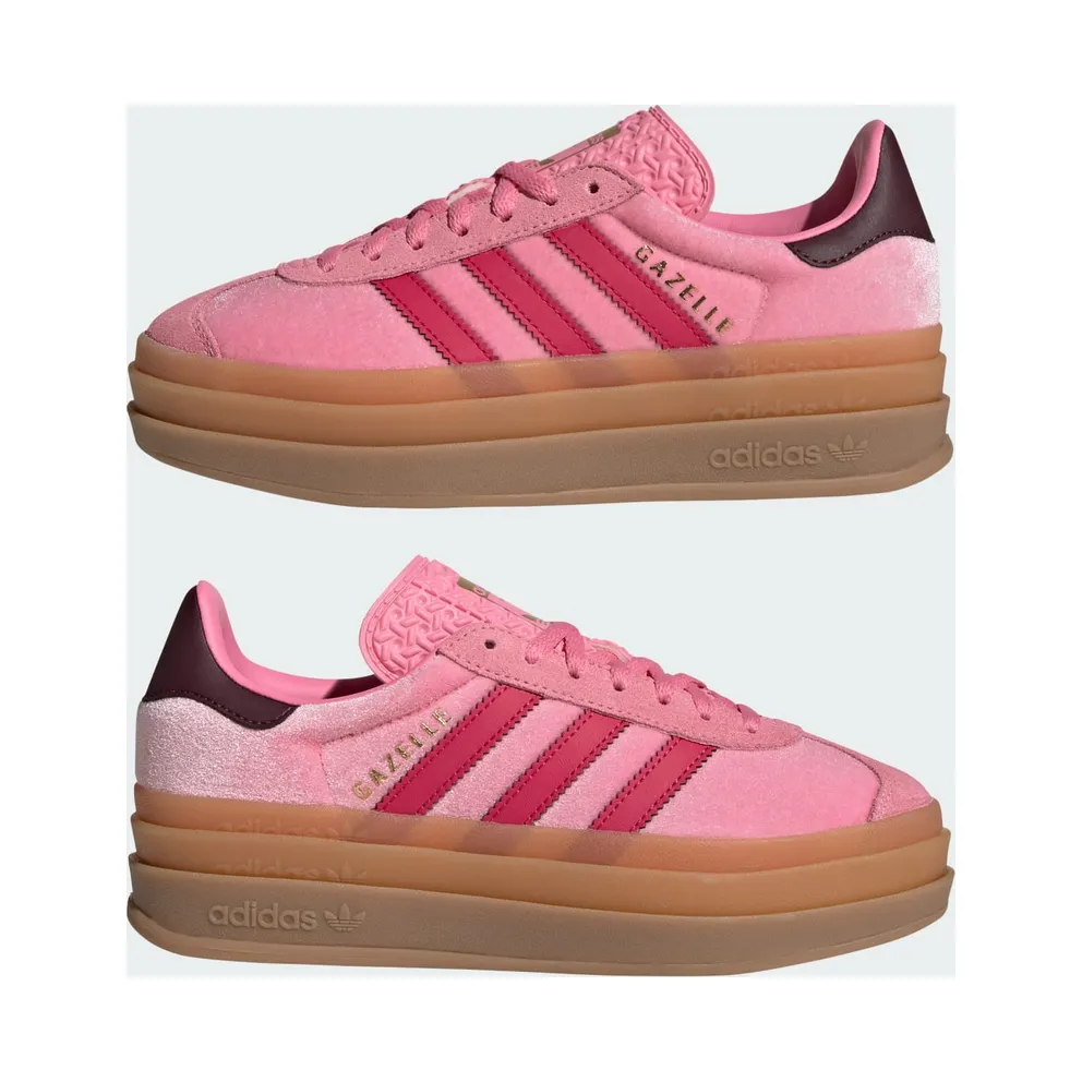 Adidas Gazelle Bold Kids Bliss Pink / Ruby Red / Maroon (JR5964)