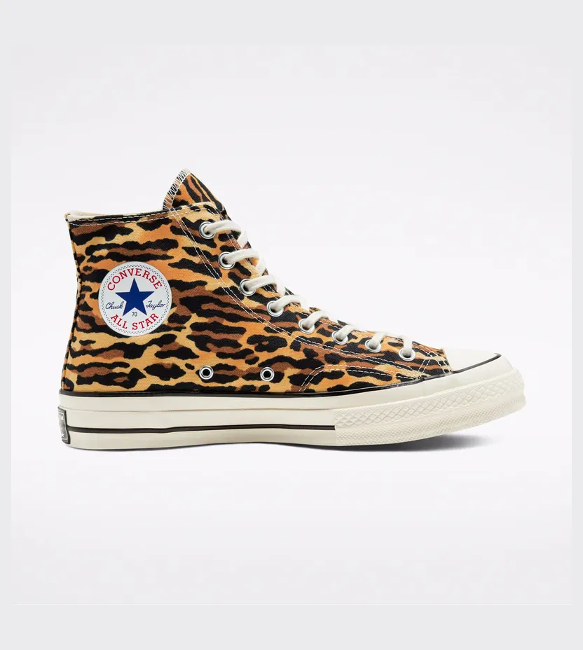 Converse Wacko Maria x INVINCIBLE x Chuck 70 High ‘Animal Print’ Brown/Egret/Black (167497C)