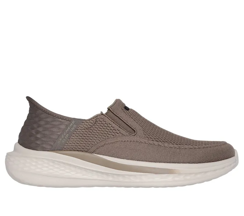 Skechers Slip-ins Relaxed Fit: Slade – Deacon – Taupe – “Beige” (210887 TPE)