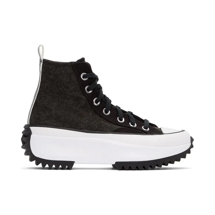 Converse Run Star Hike High ‘Black Ice – Black Silver’ Black/Silver/White (169437C)