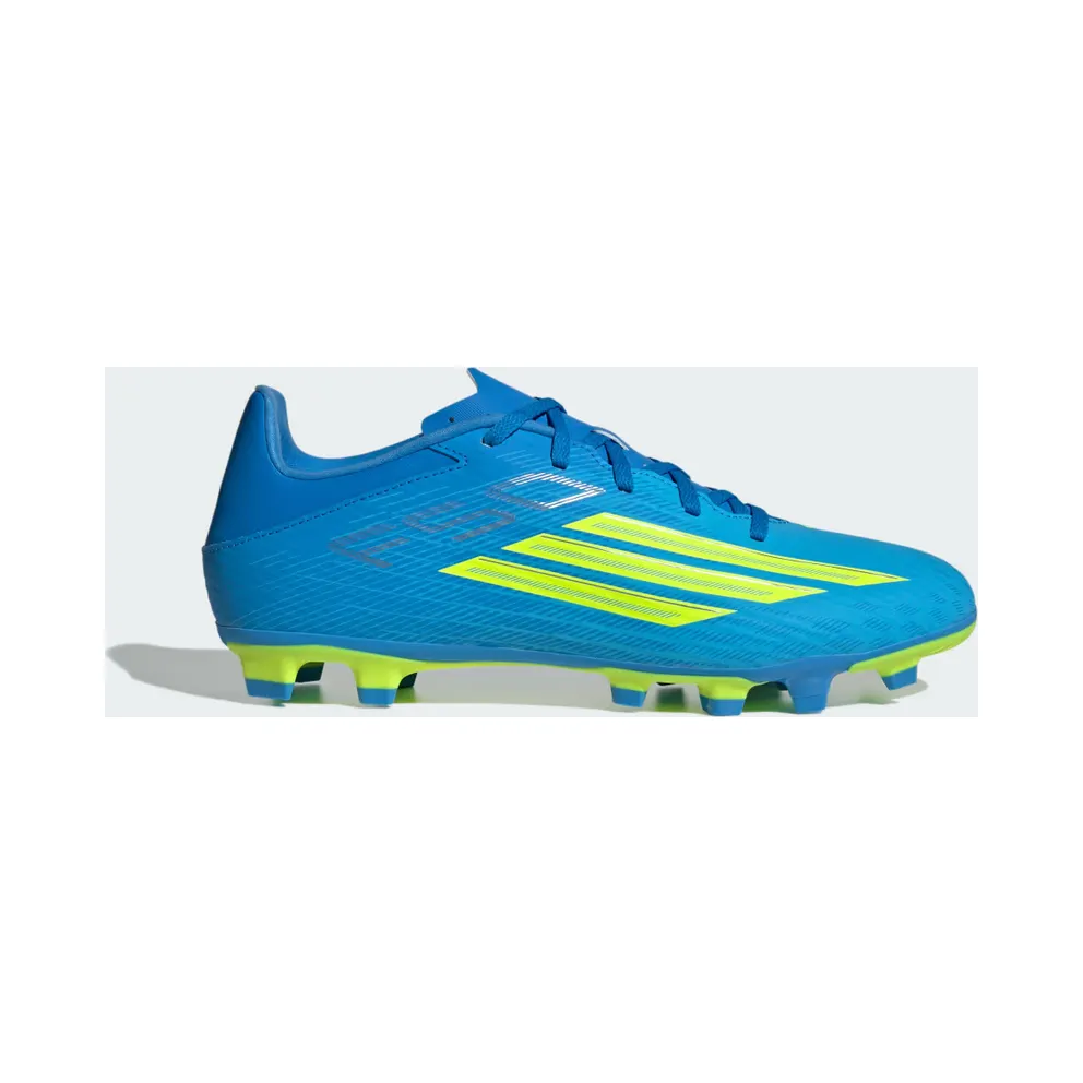 adidas F50 Club Firm Ground / Multi Ground Football Boots “Lucid Ray Blue / Team Solar Yellow 2 / Lucid Aquamarine” (JS1472)