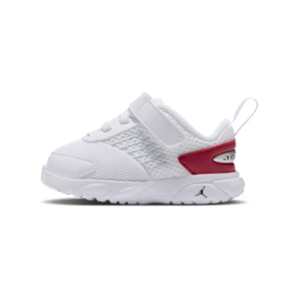 Nike Jordan Trunner Flow Infant “White / Gym Red / Metallic Silver / Black” (IQ7704-101)