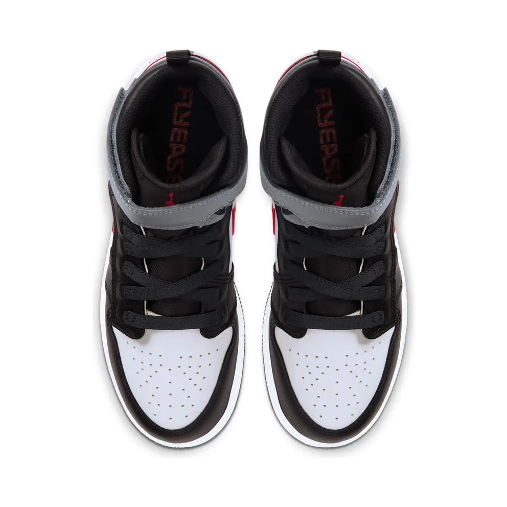 Jordan 1 Flyease Black Particle Grey Gym Red (GS) Black/White-Particle Grey-Gym Red (CT4897-002)