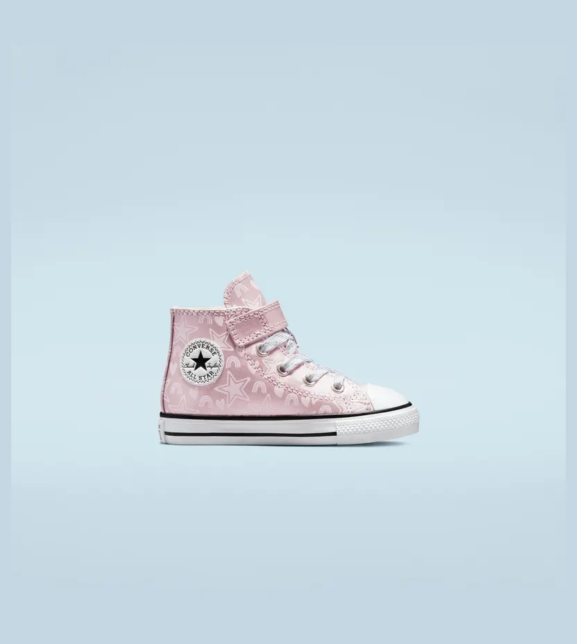 Converse Stars & Rainbows Easy-On Chuck Taylor All Star Pink Foam/egret/wit (772476C)