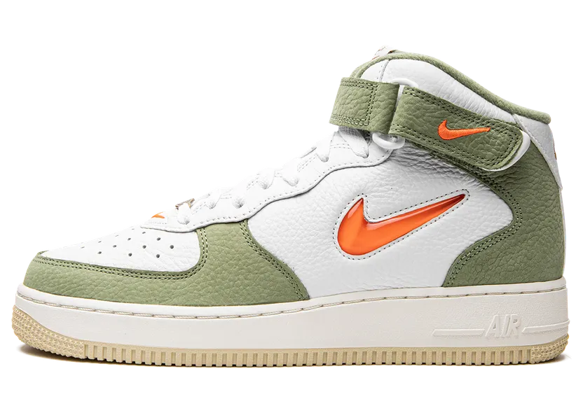 Nike Air Force 1 Mid QS “Jewel Oil Green” (DQ3505-100)
