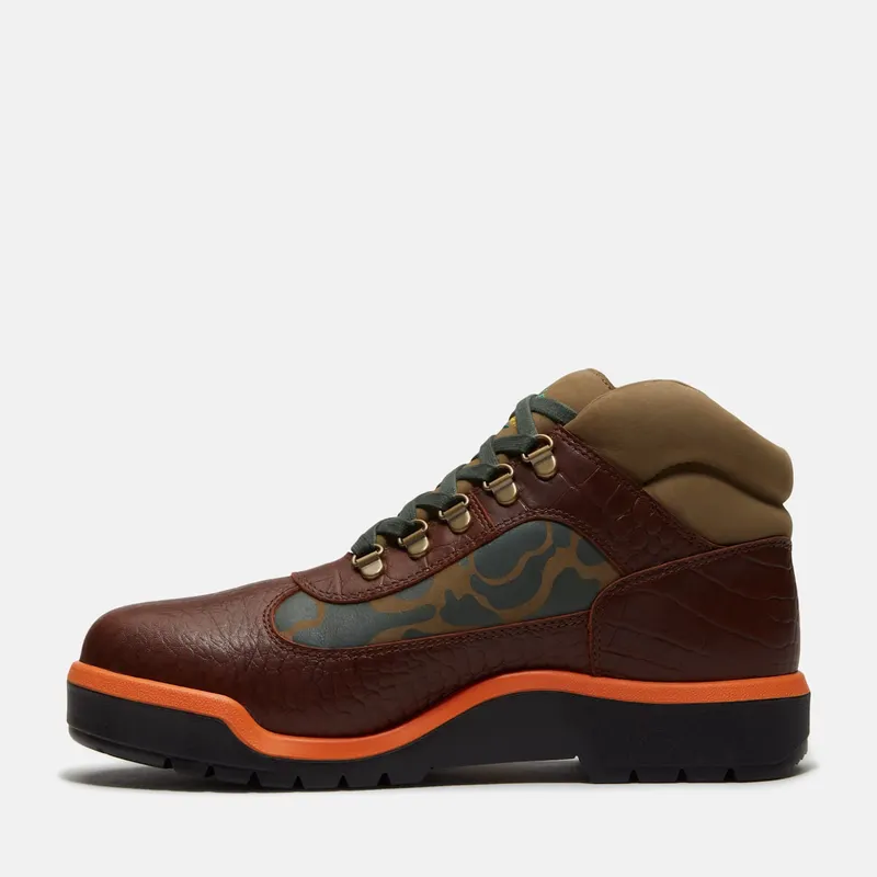 Timberland Field Boot Mid Lace Up Gore-Tex Starcow Medium Brown Camo (TB0A2NRW-A5C)