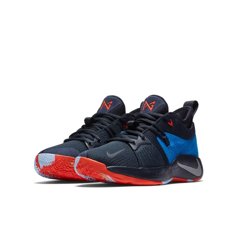 Nike PG 2 Home (GS) Dark Obsidian/Navy-Kinetic Green (943820-400)