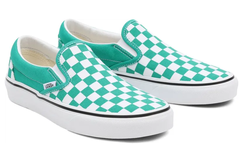VANS Checkerboard Classic Slip-on Schoenen Groen (VN0A5JMHB00)