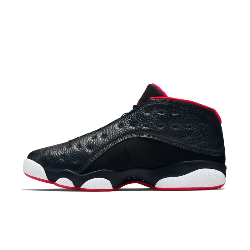 Jordan 13 Retro Low Bred Black/Metallic Gold-University Red-White (310810-027)