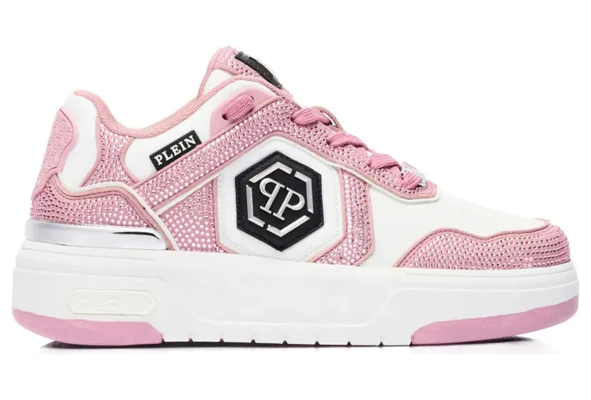 Philipp Plein SK8R low-top sneakers met stras – Zwart (SAFSUSC0923PTE003N)