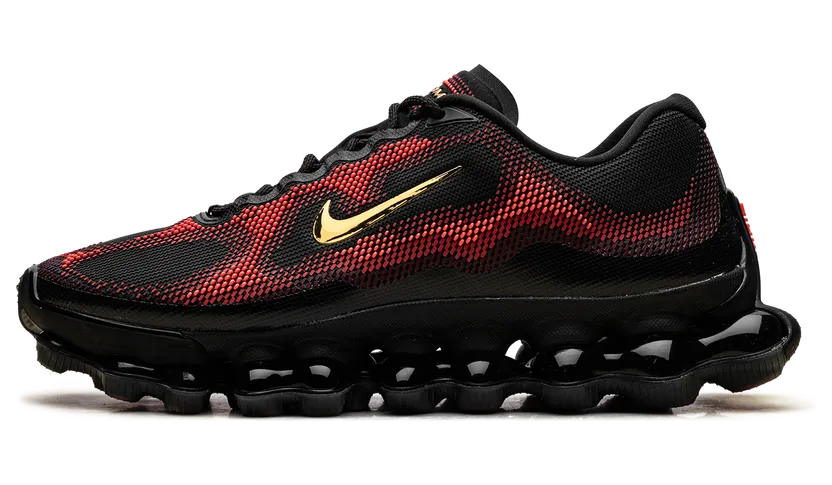 Nike Air Liquid Max &ldquo;Bright Crimson Fire Red&rdquo;: rood als statement