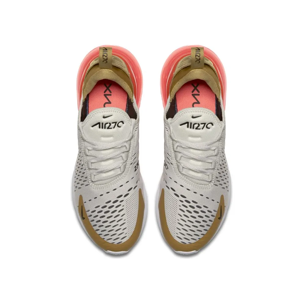 Nike Air Max 270 Flat Gold (W) Flat Gold/Black-Light Bone-White (AH6789-700)