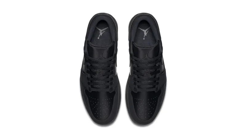 Jordan 1 Retro Low Triple Black Black/Black/Black (553558-025)