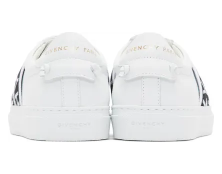 Givenchy White Webbing Low Sneakers (BE000JE0DE) (3)