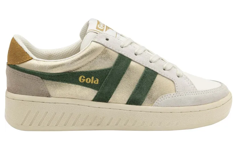 Gola sneaker goud/evergroen/bruine suiker (CLB334YN)