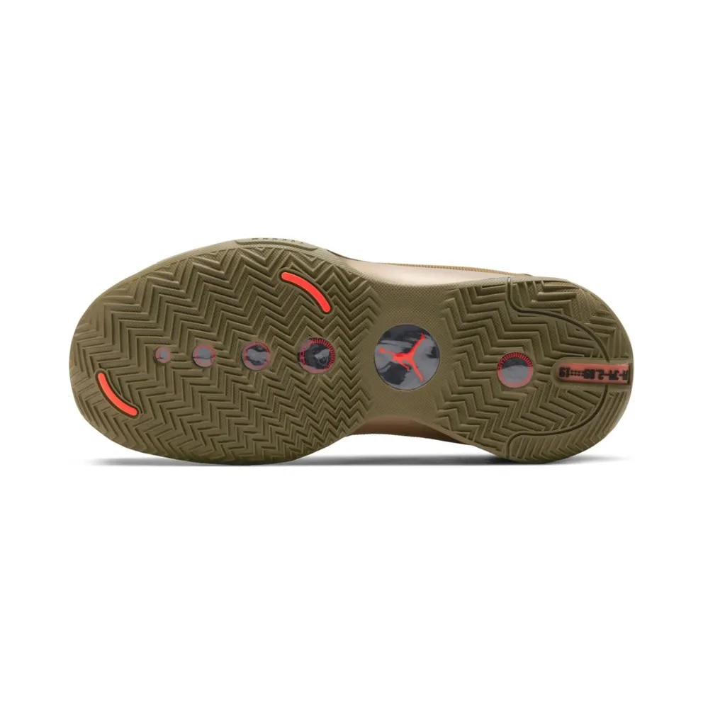 Jordan XXXIV Bayou Boys Brown Kelp/Bright Crimson (DA1897-300)