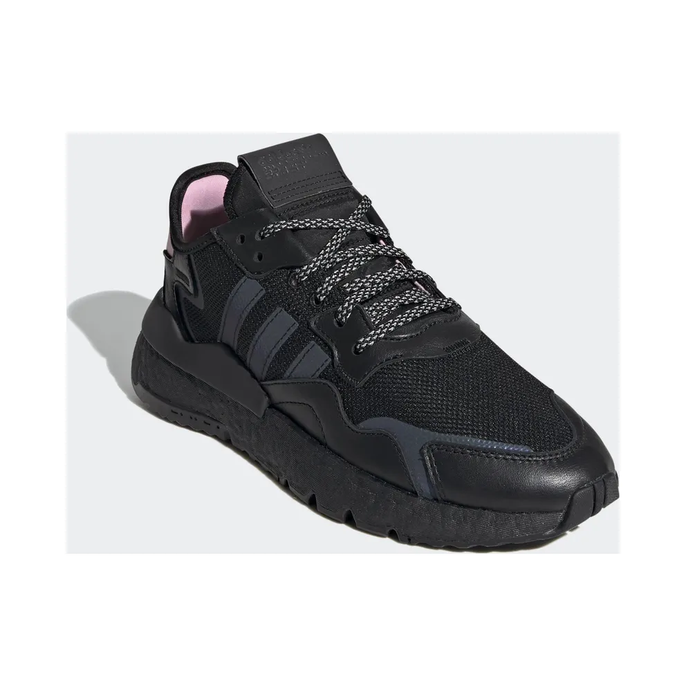 adidas Nite Jogger Core Black True Pink (W) Core Black/True Pink/Cloud White (EG7943)