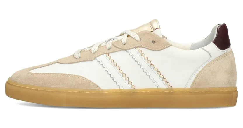 Poelman sneaker Beige / Zwart / Wit (LPSILK43POE349)