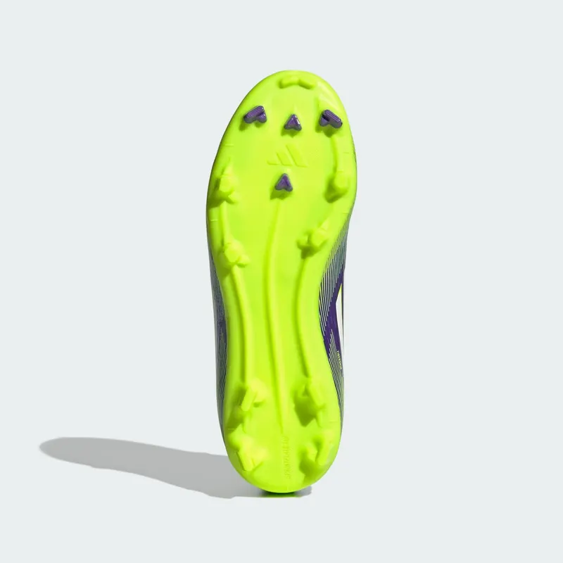 adidas F50 League Mid-Cut FG/MG Purple Rush Cloud White Lucid Lemon (JI3547)