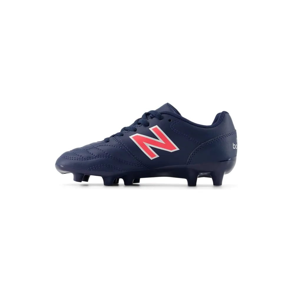 New Balance 442 Academy FG v2 Navy Silver Energy Red (JS43FMP2)