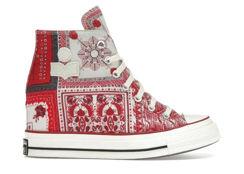 Converse Chuck 70 Internal Wedge Hi Isabel Marant Vanilla Ice Red (A14802C)