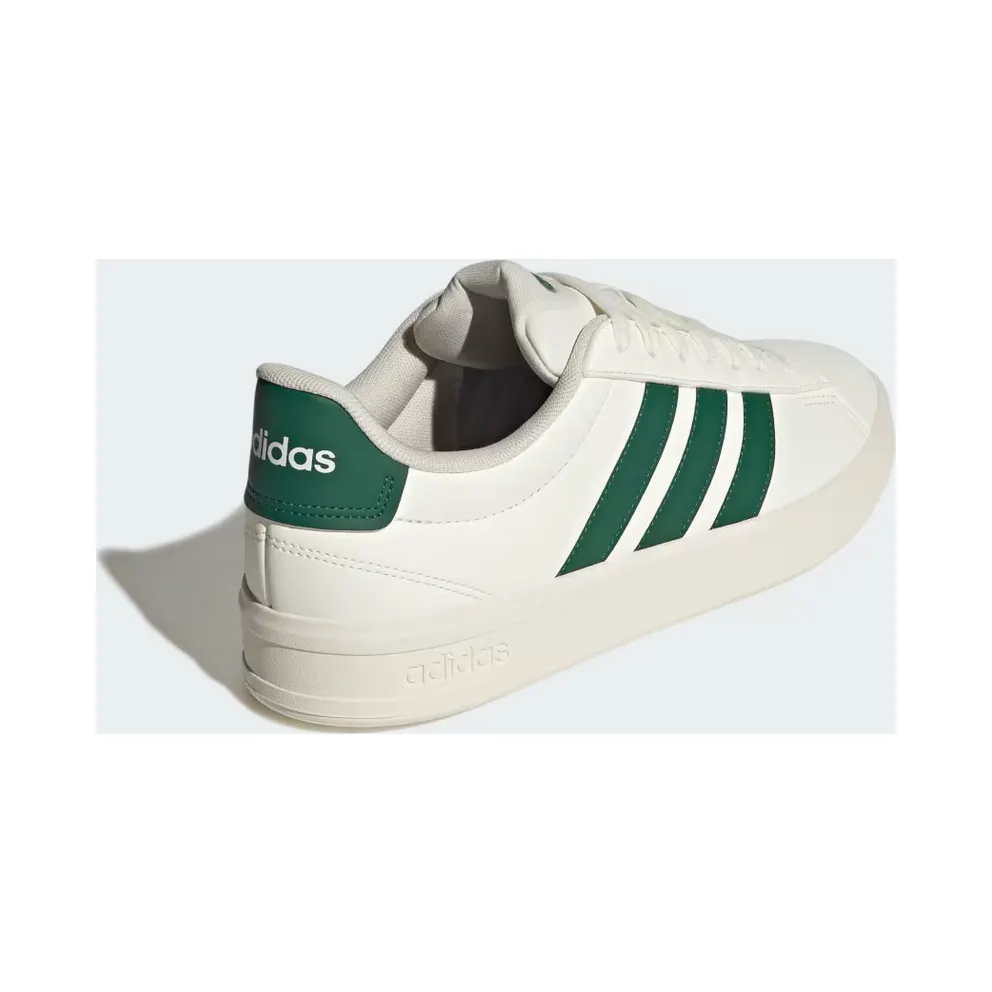 adidas Grand Court 3.0 “Off White / Collegiate Green / Off White” (KH9527)