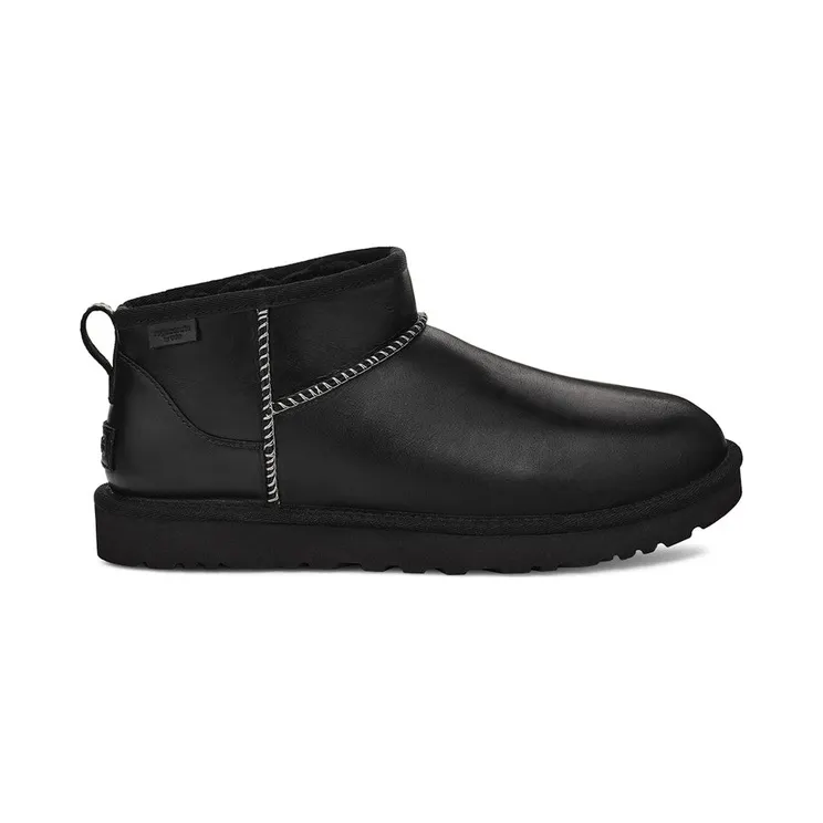 UGG Classic Ultra Mini LTHR Regen Boot Black (1158191-BLK)