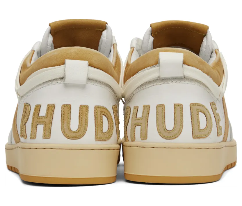 Rhude Rhecess Low “White/Yellow” (RHFW22FO05489660) (2)