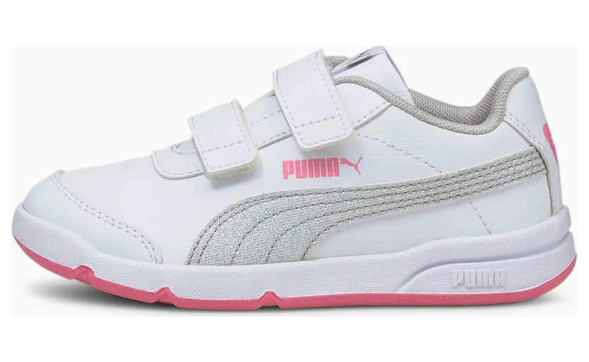 Puma Stepfleex 2 SL VE Glitz Mädchen Silber/Rosa/Weiß (193621-05)