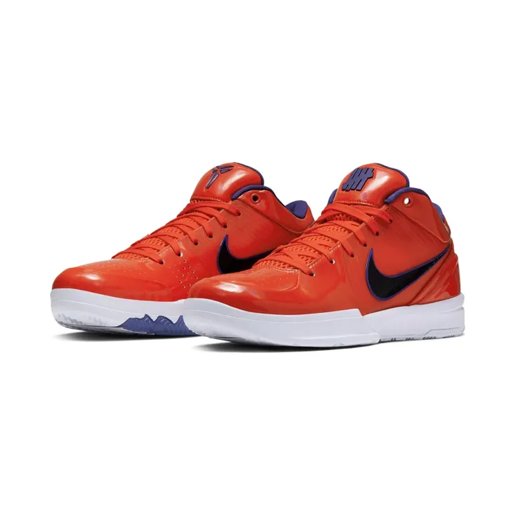 Nike Undefeated x Kobe 4 Protro ‘Team Orange’ Team Orange/Purple/White (CQ3869-800)