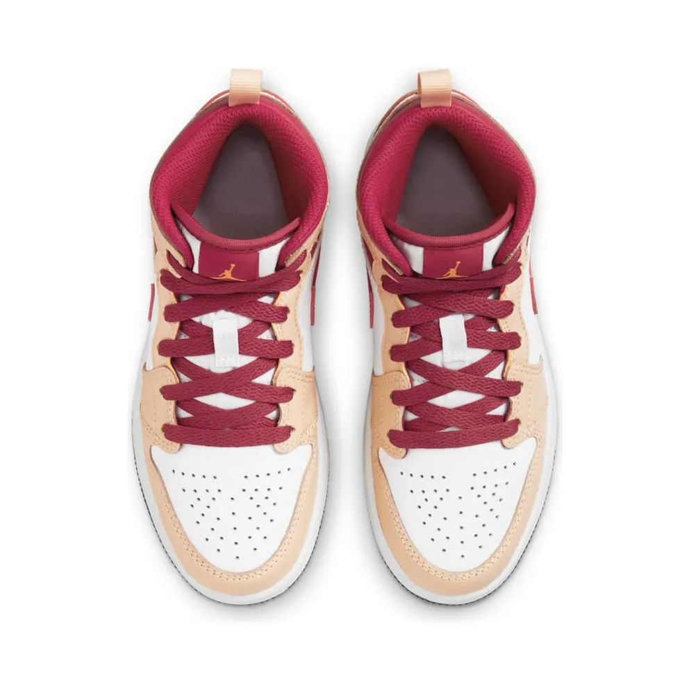 Jordan 1 Mid Younger Kids’ Brown (640734-201)