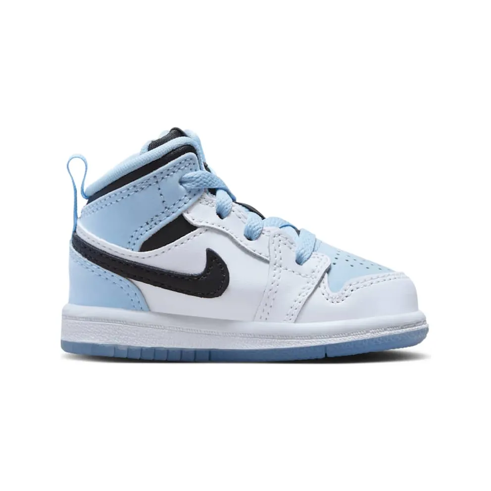 Jordan 1 Mid SE Ice Blue (2023) “White / Black / Ice Blue” (DV1338-104)