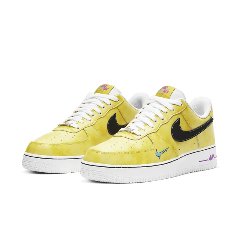 Nike Air Force 1 Low Peace, Love & Basketball Speed Yellow/Black-Laser Blue-White (DC1416-700)
