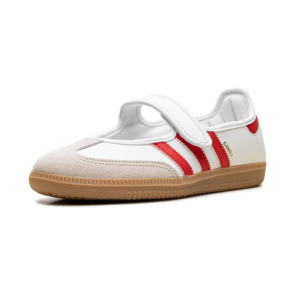 Adidas Samba Jane GS “White Red Gum” (JR7435)