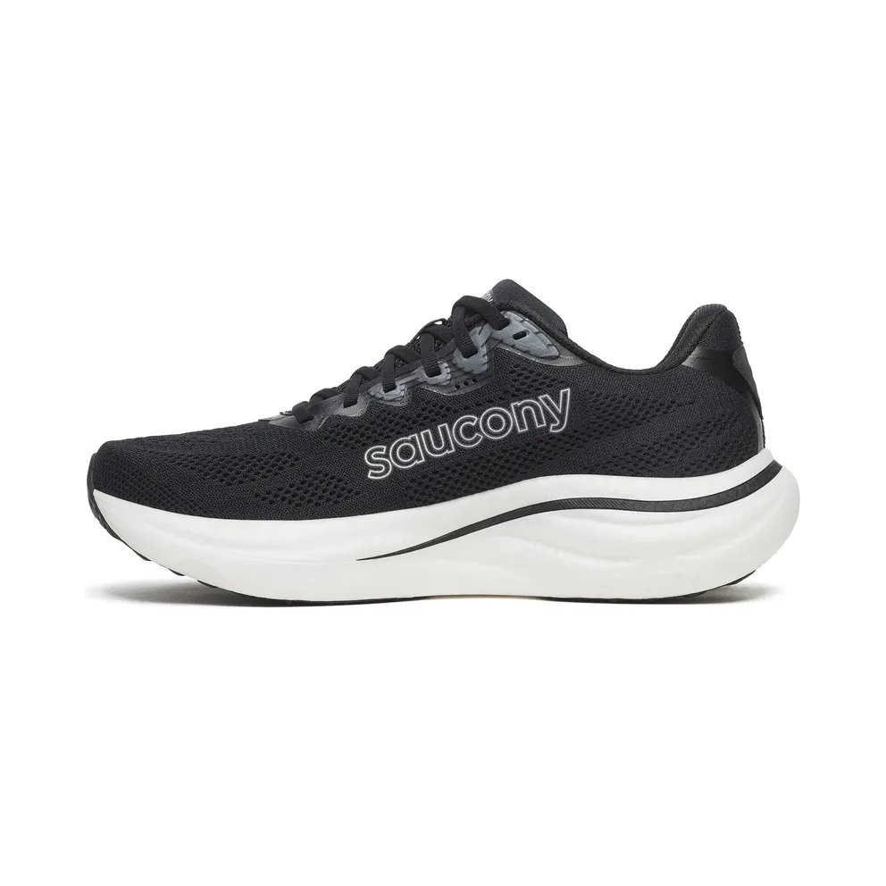 SAUCONY Ride 19 “Black / Silver” (S21055-100)